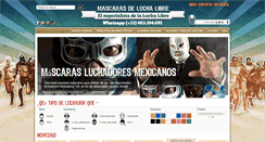 Desktop Screenshot of mascarasdeluchalibre.es