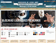 Tablet Screenshot of mascarasdeluchalibre.es